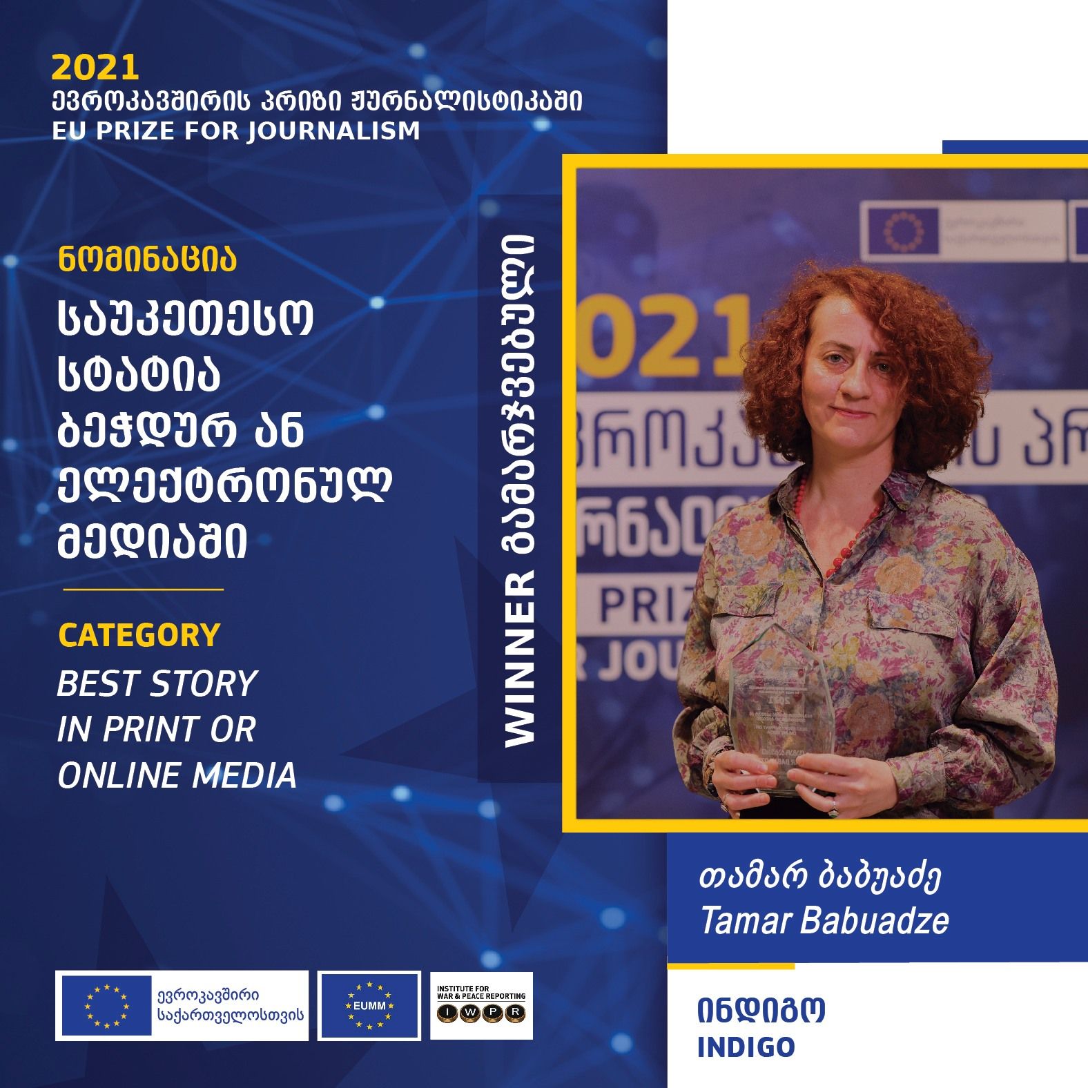 EU Prize for Journalism winner