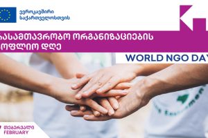 არასამთავრობო ორგანიზაციების მსოფლიო დღე / World NGO Day