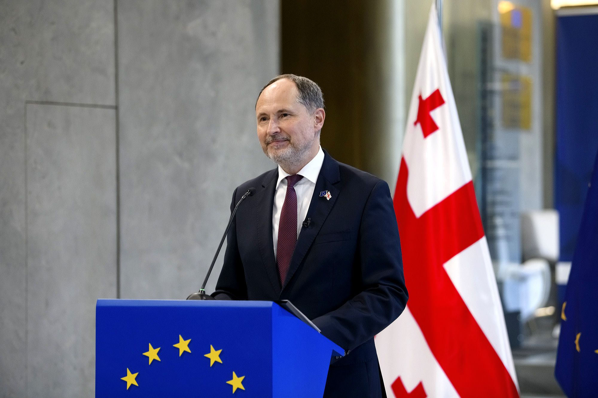 ევროკავშირის ელჩის განცხადება ევროკომისიის რეკომენდაციის შესახებ მიანიჭოს საქართველოს კანდიდატის სტატუსი