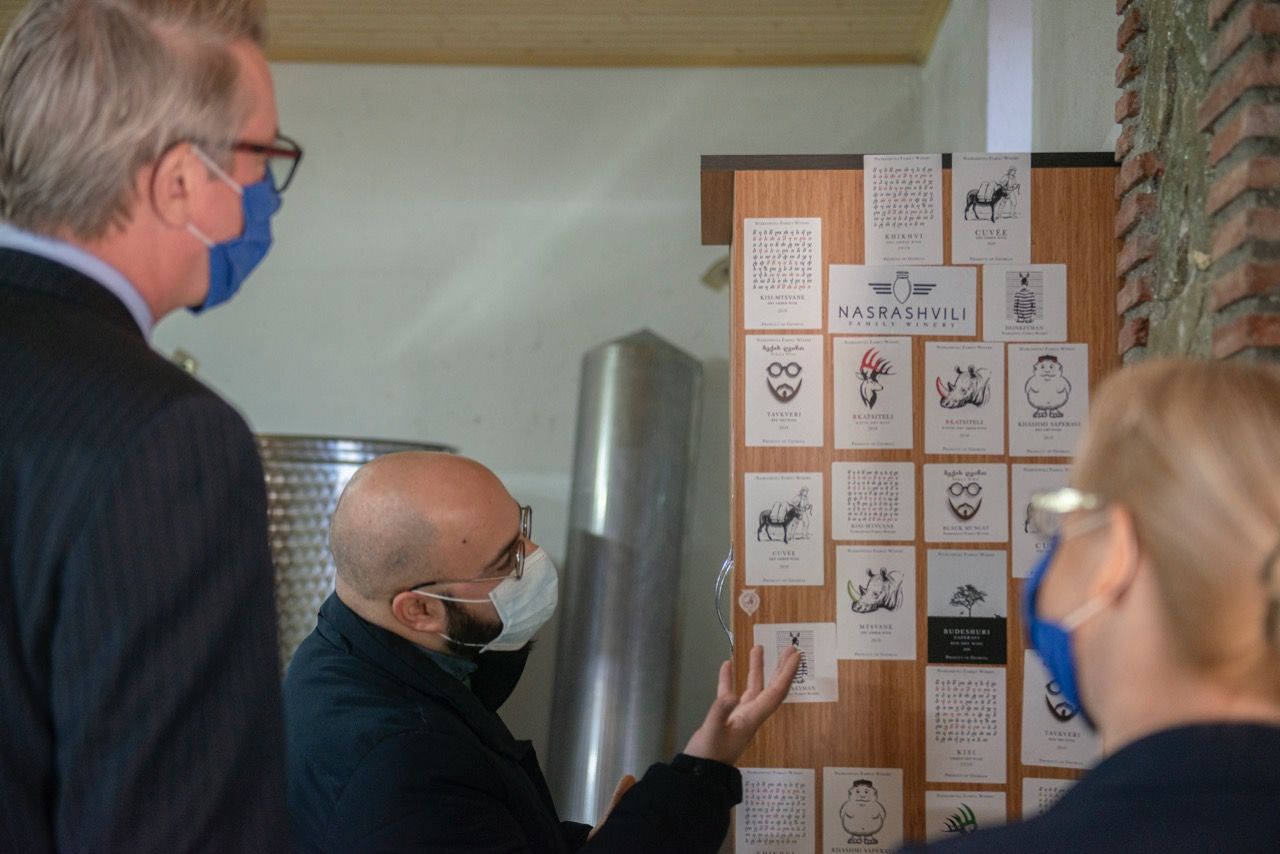 EU Ambassador at Nasrashvili Winery/ ევროკავშირის ელჩი "ნასრაშვილის მეღვინეობას ესტუმრა