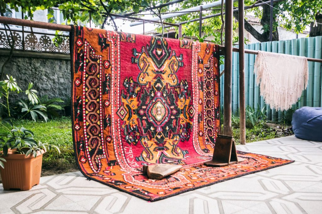 A Tushetian carpet woven by Abram’s grandmother
