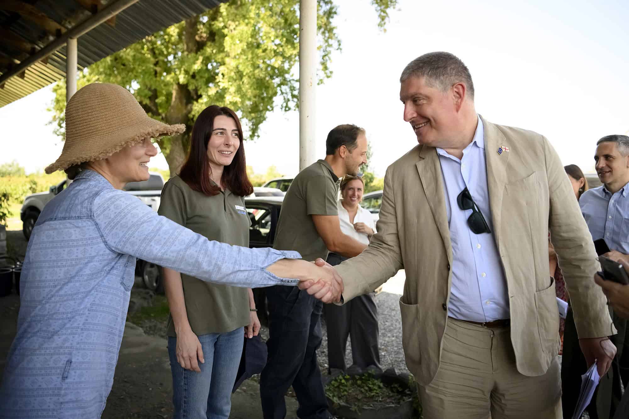 European Union & USAID representatives traveled to Kakheti